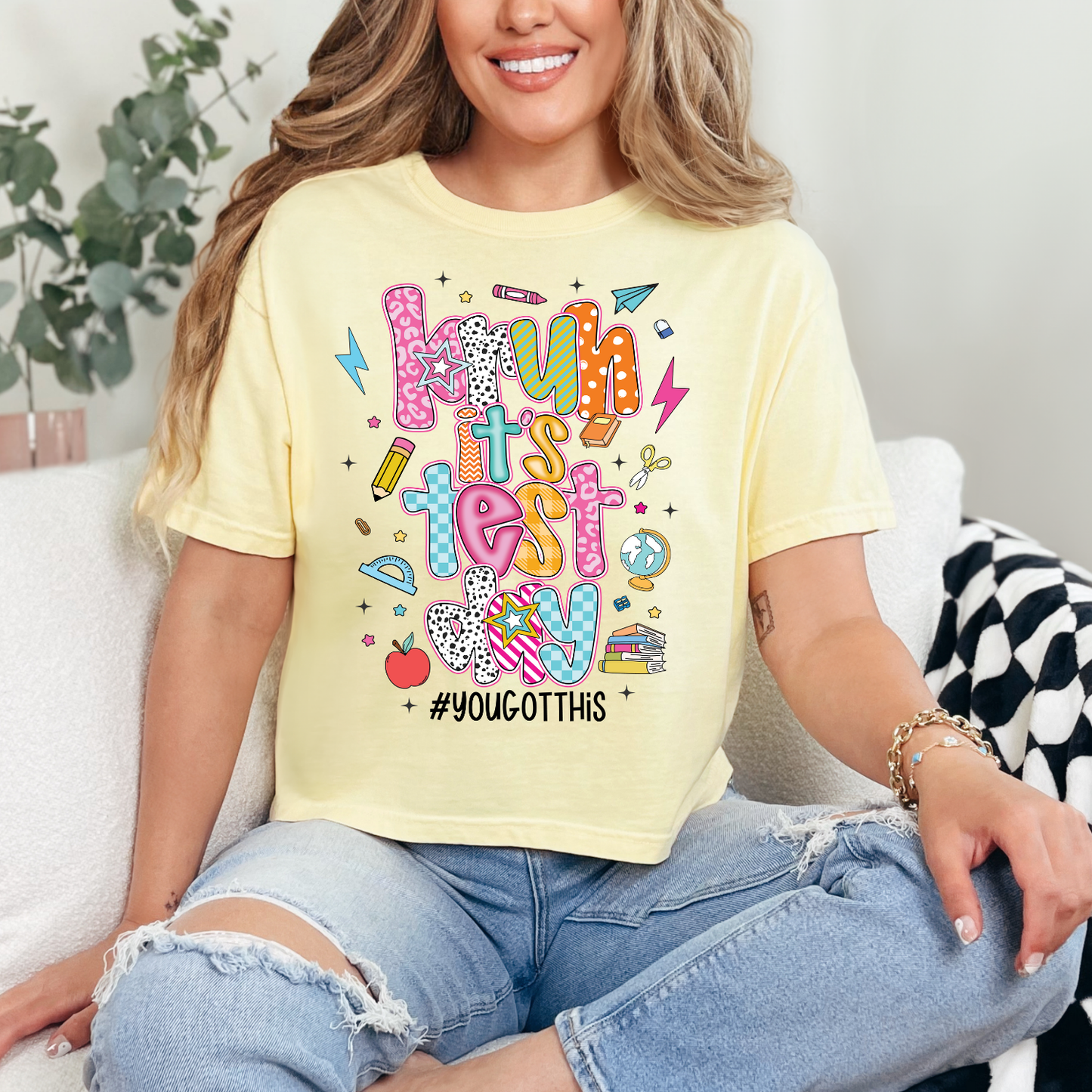 BRUH IT'S TEST DAY - DTF TRANSFER