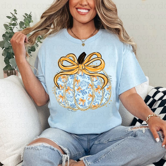 COQUETTE BLUE PUMPKIN - DTF TRANSFER