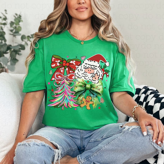 COQUETTE CHRISTMAS DOODLE - DTF TRANSFER