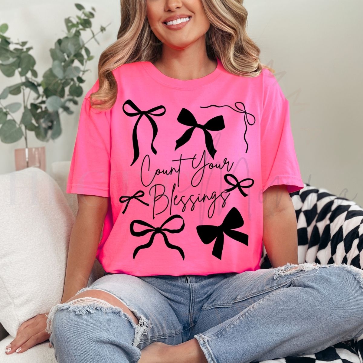 COQUETTE COUNT YOUR BLESSINGS - DTF TRANSFER