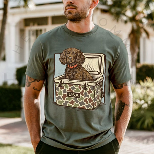 HUNTING DOG *BROWN LAB* - DTF TRANSFER