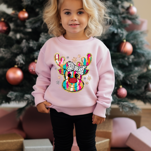 Rain Deer Faux Glitter