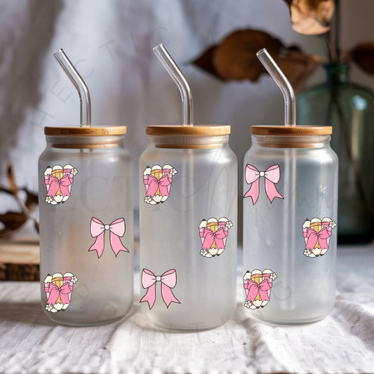 COQUETTE PENCILS & BOWS - UV DTF