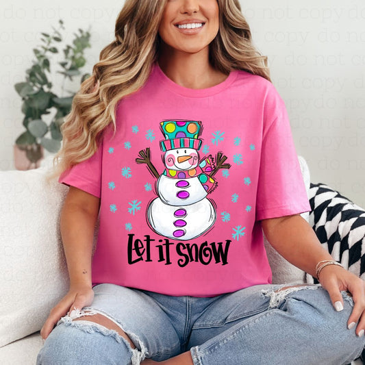 LET IT SNOW - DTF TRANSFER