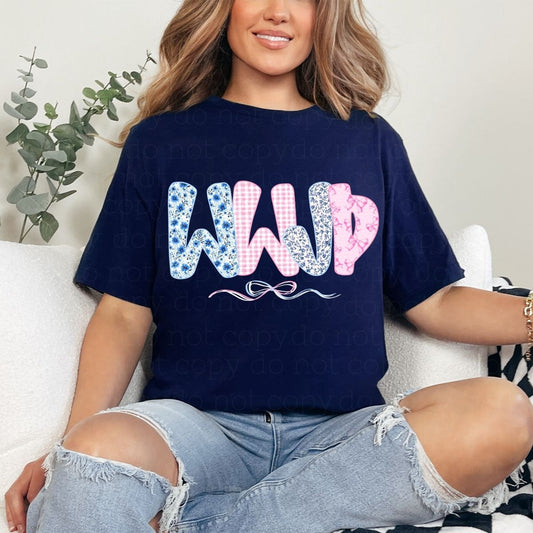 COQUETTE WWJD - DTF TRANSFER