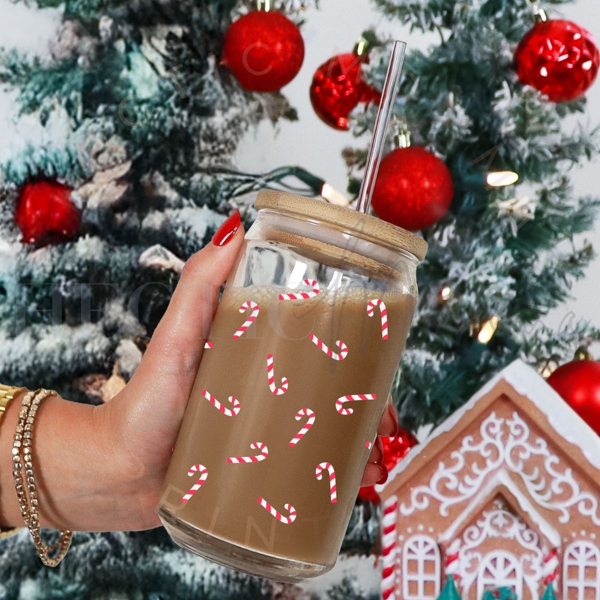 CANDY CANES - UV DTF