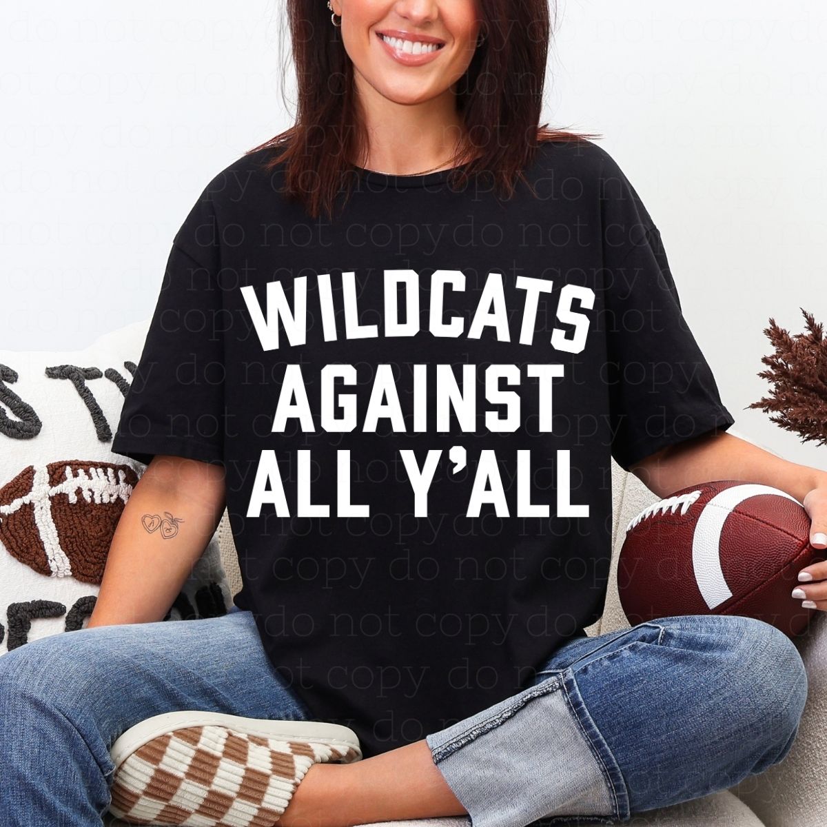 WILDCATS AGAINST ALL Y'ALL - DTF TRANSFER