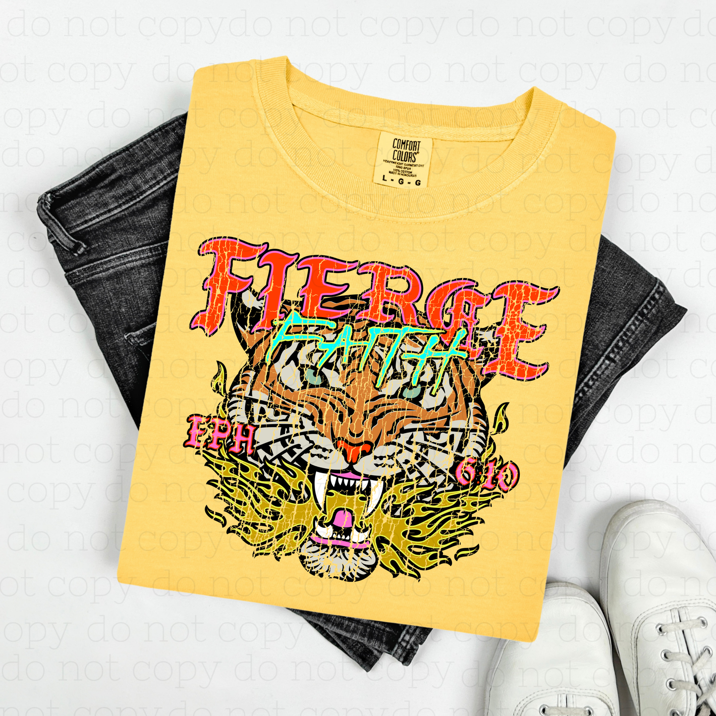 FIERCE FAITH - DTF TRANSFER