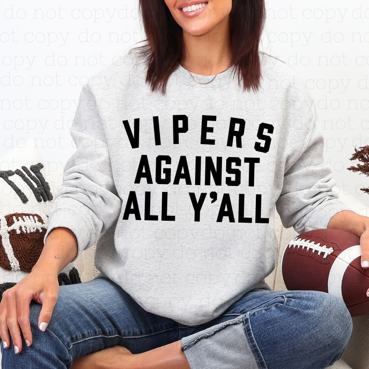 VIPERS AGAINST ALL Y'ALL - DTF TRANSFER