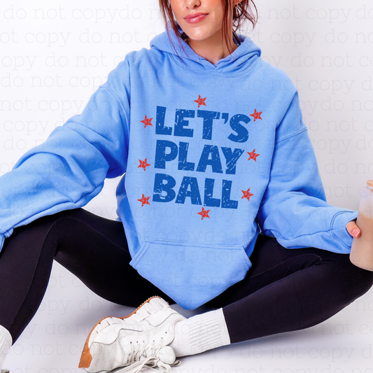 LET'S PLAY BALL - DTF TRANSFER - Hectic Momma Printing