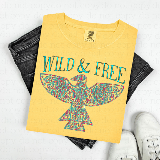 WILD & FREE - DTF TRANSFER