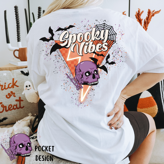 SPOOKY VIBES - DTF TRANSFER - Hectic Momma Printing