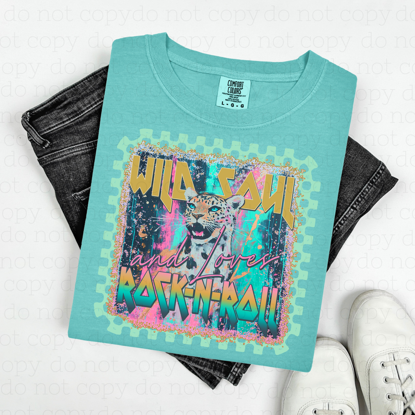 WILD SOUL AND LOVES ROCK N ROLL - DTF TRANSFER