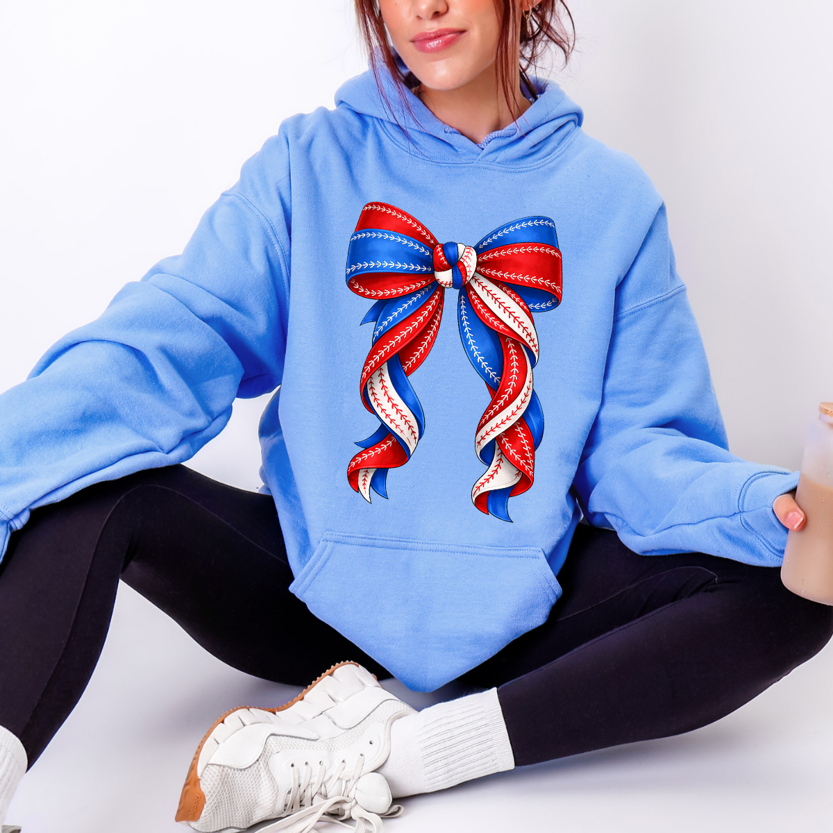 COQUETTE BASEBALL BOW - DTF TRANSFER - Hectic Momma Printing