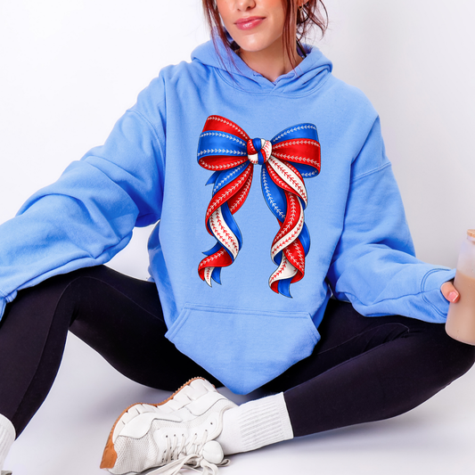 COQUETTE BASEBALL BOW - DTF TRANSFER - Hectic Momma Printing