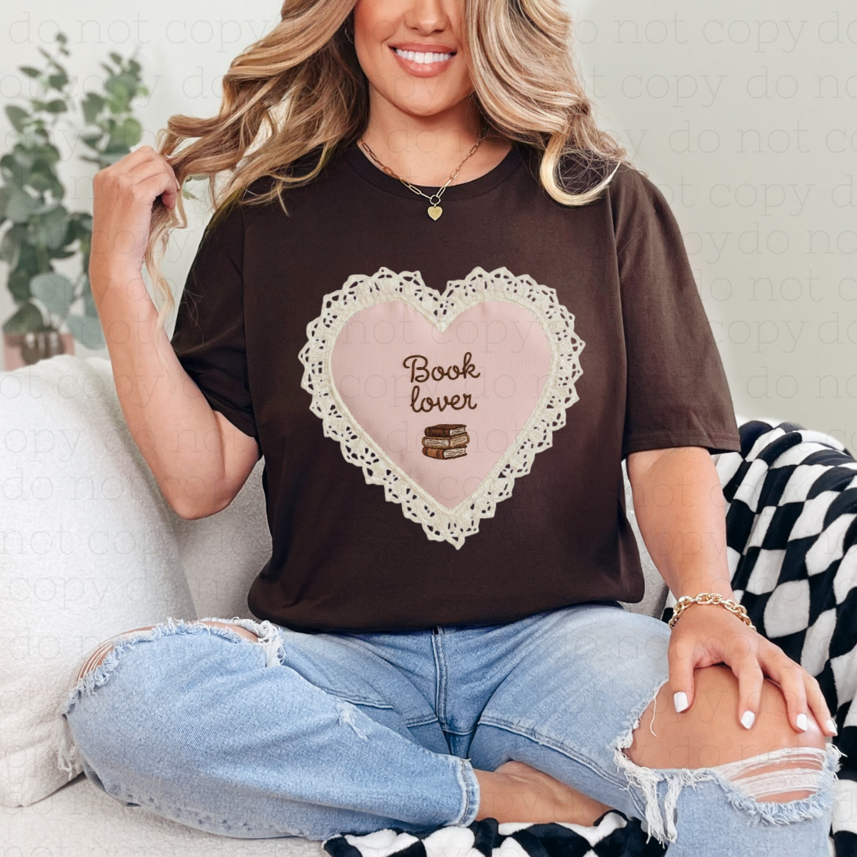 BOOK LOVER - FAUX YARN - DTF TRANSFER