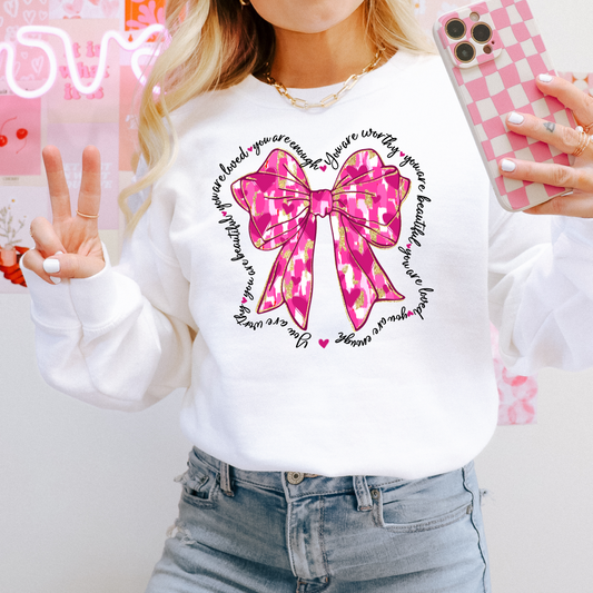 YOU ARE ENOUGH DTF TRANSFER - Hectic Momma Printing