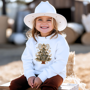 Camo Christmas Tree  Faux Glitter DTF Transfer