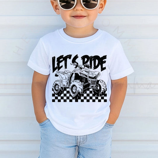 LET'S RIDE - DTF TRANSFER