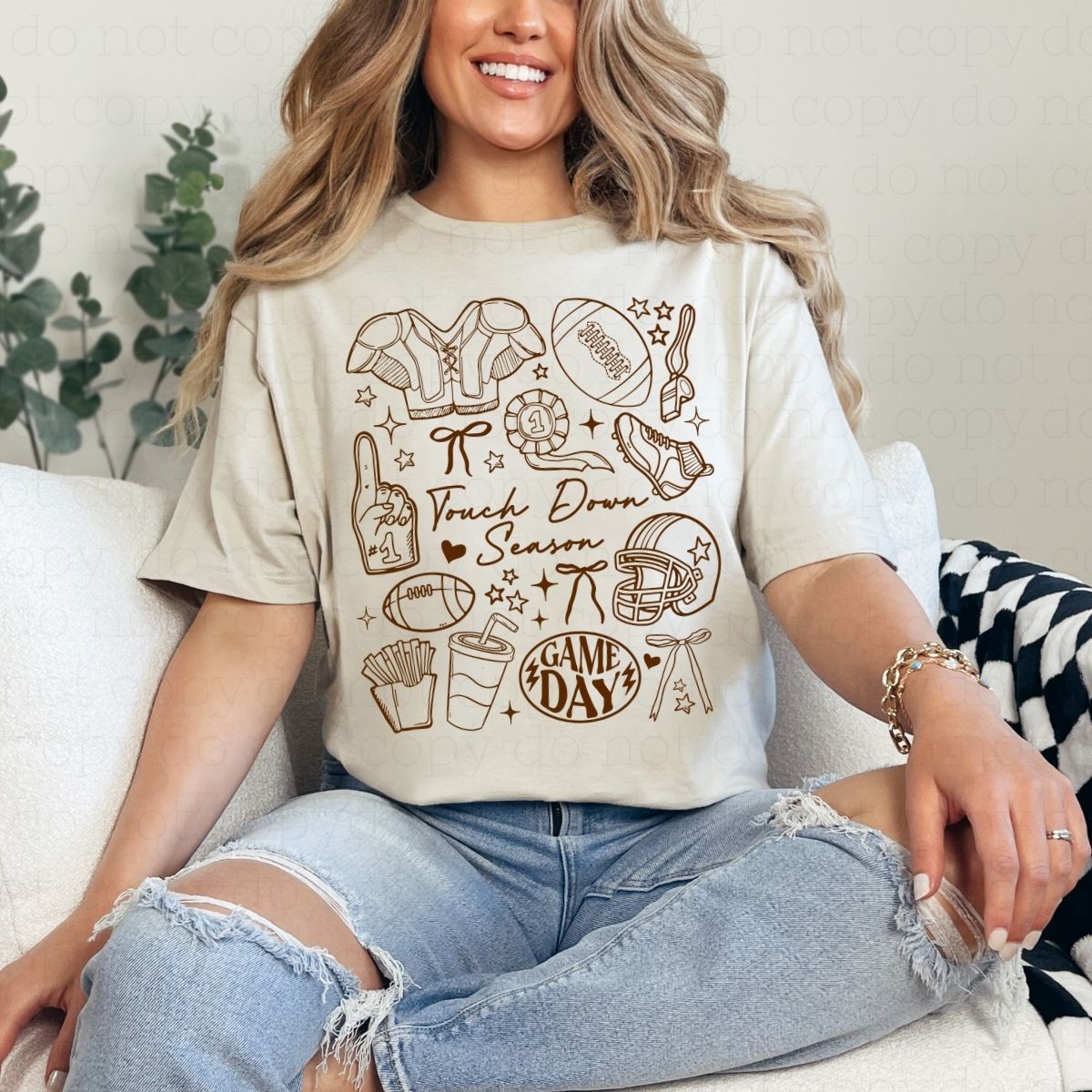 COQUETTE TOUCH DOWN SEASON - DTF TRANSFER