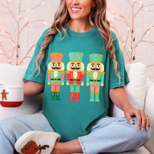 PAINTED NUTCRACKER TRIO - DTF TRANSFER