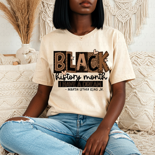 BLACK HISTORY MONTH - DTF TRANSFER - Hectic Momma Printing