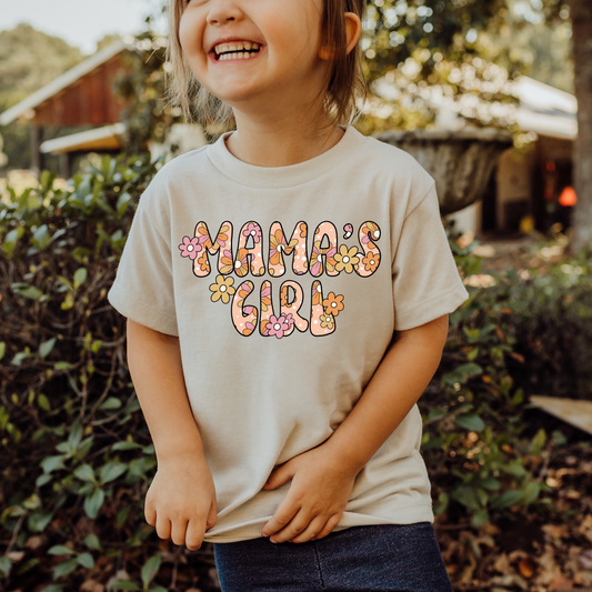 mamas girl flower dtf transfer