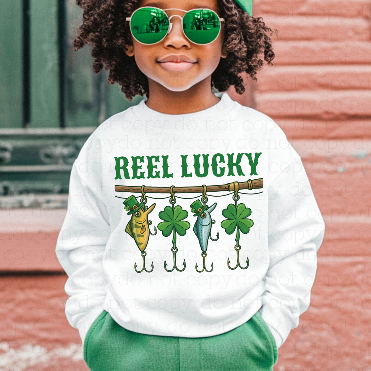 REEL LUCKY - DTF TRANSFER - Hectic Momma Printing