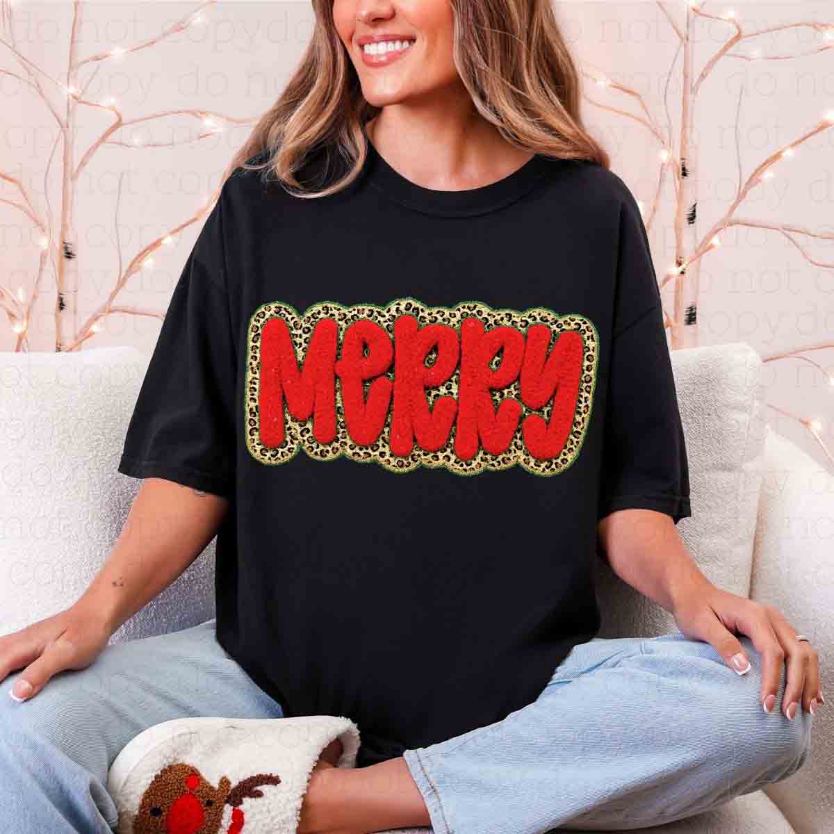 MERRY *FAUX YARN* - DTF TRANSFER