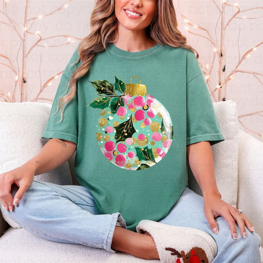 WATERCOLOR FLORAL ORNAMENT - DTF TRANSFER