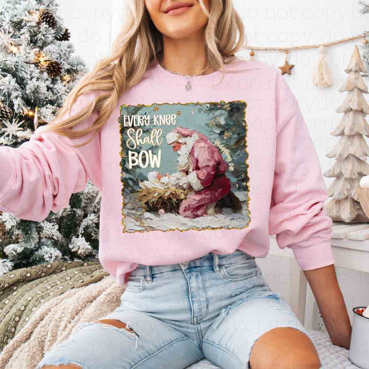 EVERY KNEE SHALL BOW - DTF TRANSFER