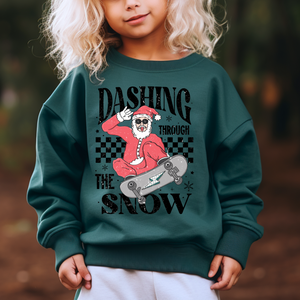 GRUNGE SKATEBOARDING SANTA DTF