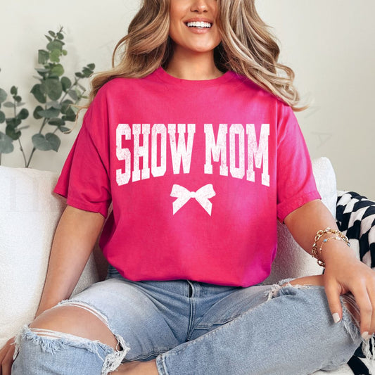 COQUETTE SHOW MOM - DTF TRANSFER - Hectic Momma Printing