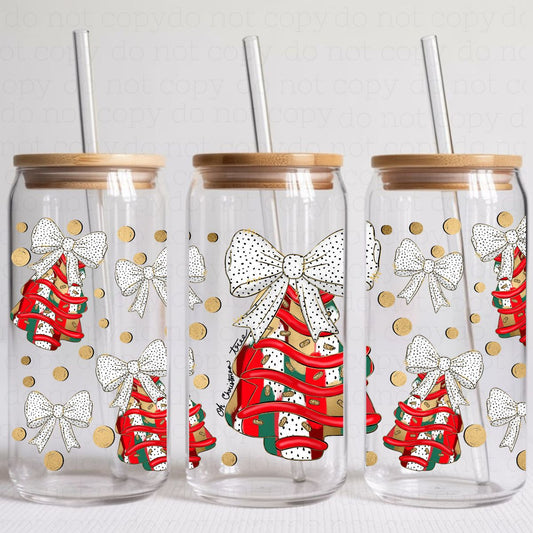 COQUETTE CHRISTMAS TREE CAKES - UV DTF