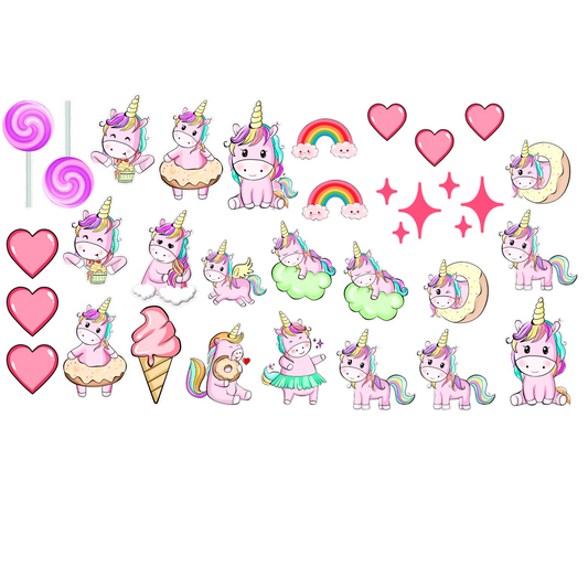 Unicorn  Sticky Icky Sticker - Hectic Momma Printing