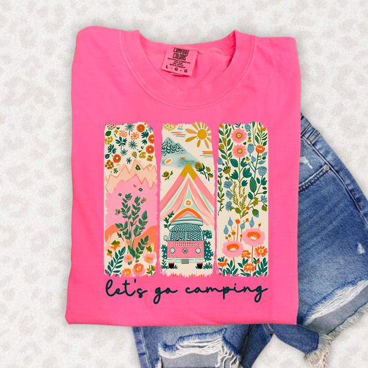 LET'S GO CAMPING - DTF TRANSFER