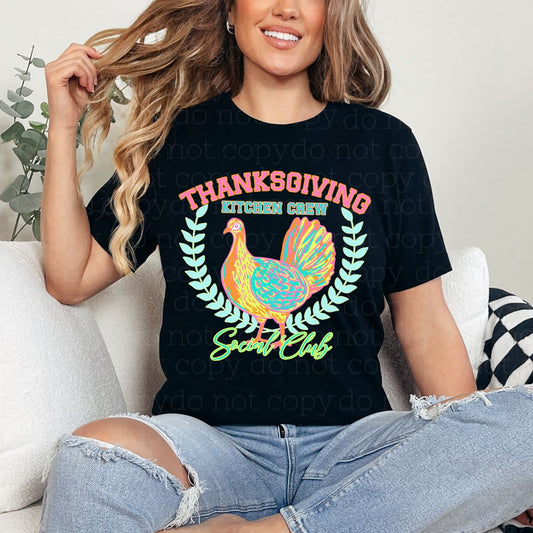 THANKSGIVING KITCHEN CREW SOCIAL CLUB - DTF TRANSFER