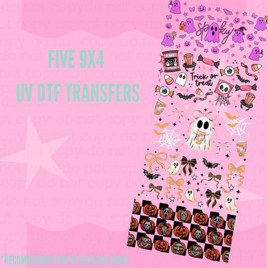 HALLOWEEN 2025 - 22X12 - UV DTF PREMADE GANG SHEET