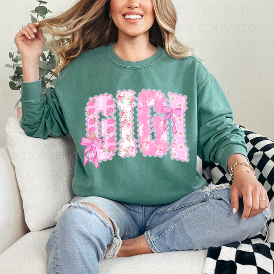 COQUETTE PREPPY GIGI - DTF TRANSFER - Hectic Momma Printing