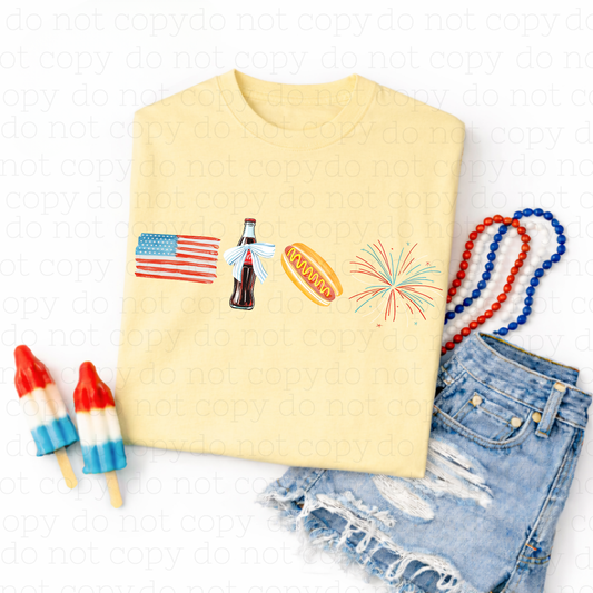 COQUETTE ALL AMERICAN COOKOUT - SODA - DTF TRANSFER - Hectic Momma Printing