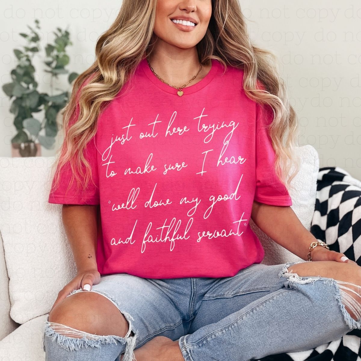 WELL DONE MY GOOD AND FAITHFUL SERVANT - DTF TRANSFER