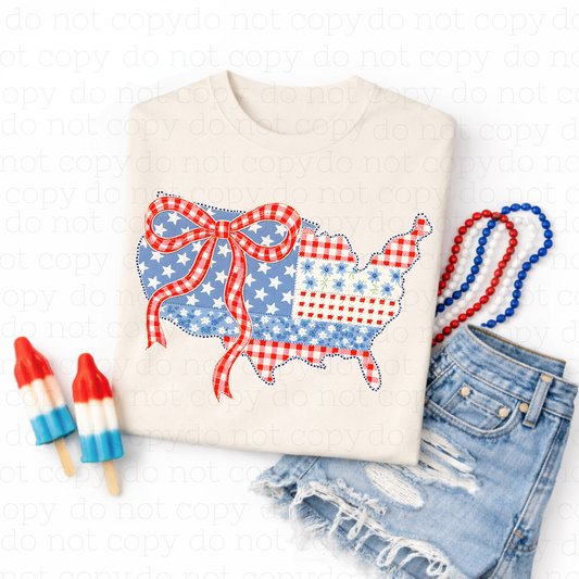 COQUETTE AMERICA - DTF TRANSFER - Hectic Momma Printing