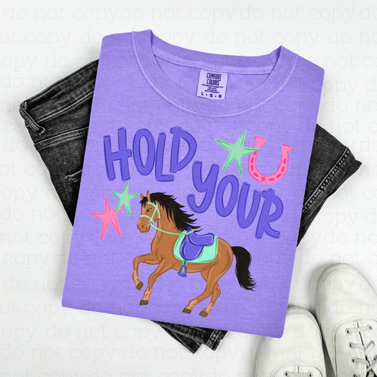 HOLD YOUR - GIRL - DTF TRANSFER - Hectic Momma Printing