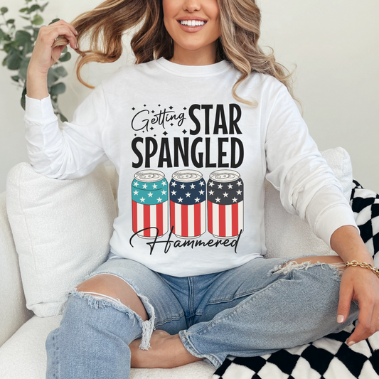 STAR SPANGLED & HAMMERED - DTF TRANSFER