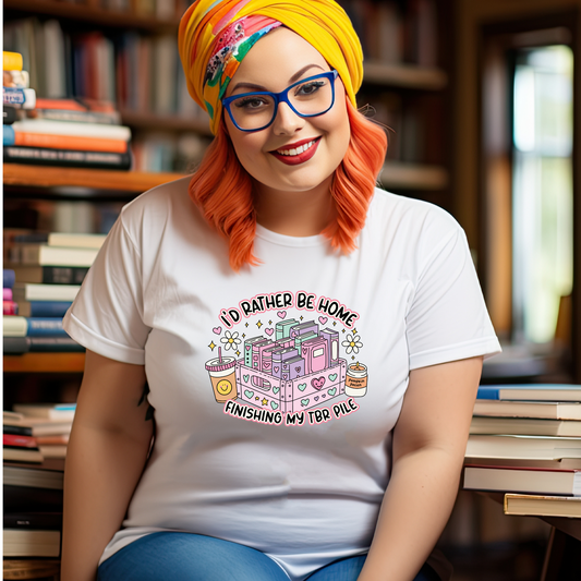 I'd rather be home finishing my TBR pile DTF