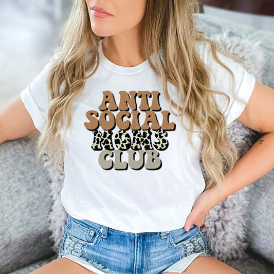 Antisocial Moms Club DTF transfer