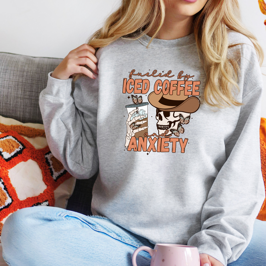 Fueled by Coffee and Anxiety DTF Transfer