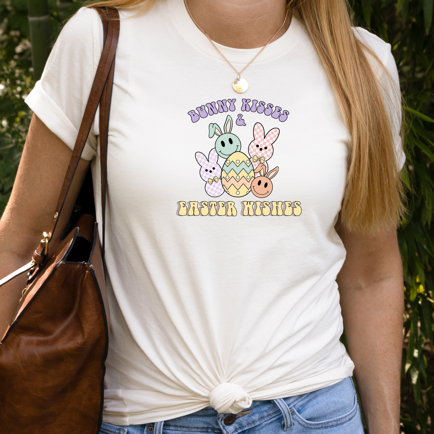 BUNNY KISSES AND EASTER WISHES GROOVY - DTF TRANSFER