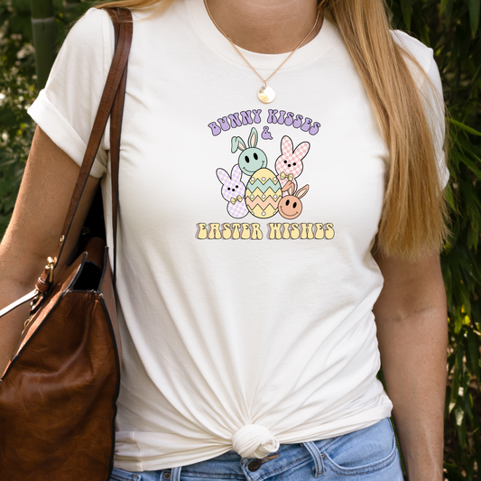 BUNNY KISSES AND EASTER WISHES GROOVY - DTF TRANSFER