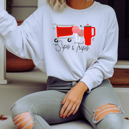 Sips & Trips DTF Transfer